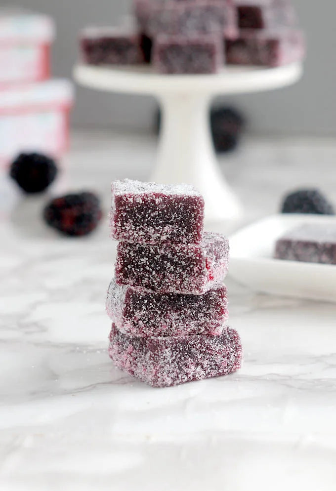 Blackberry Pâte de Fruit handcrafted gourmet fruit confection by RSRVS